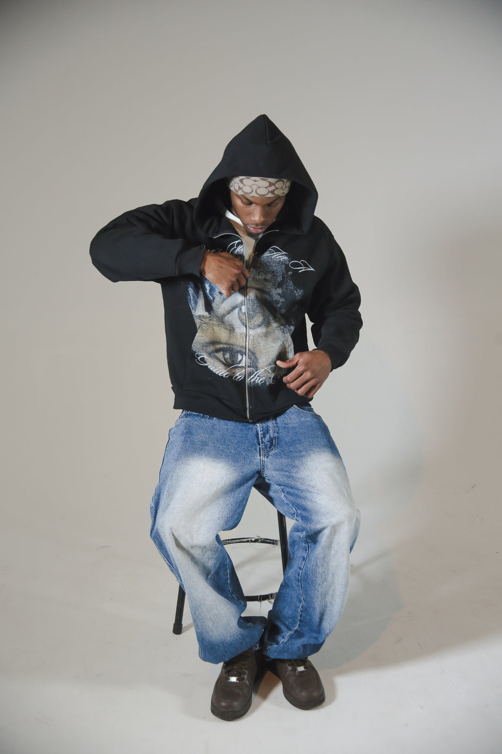 "Guide to the Soul" Zip-Up