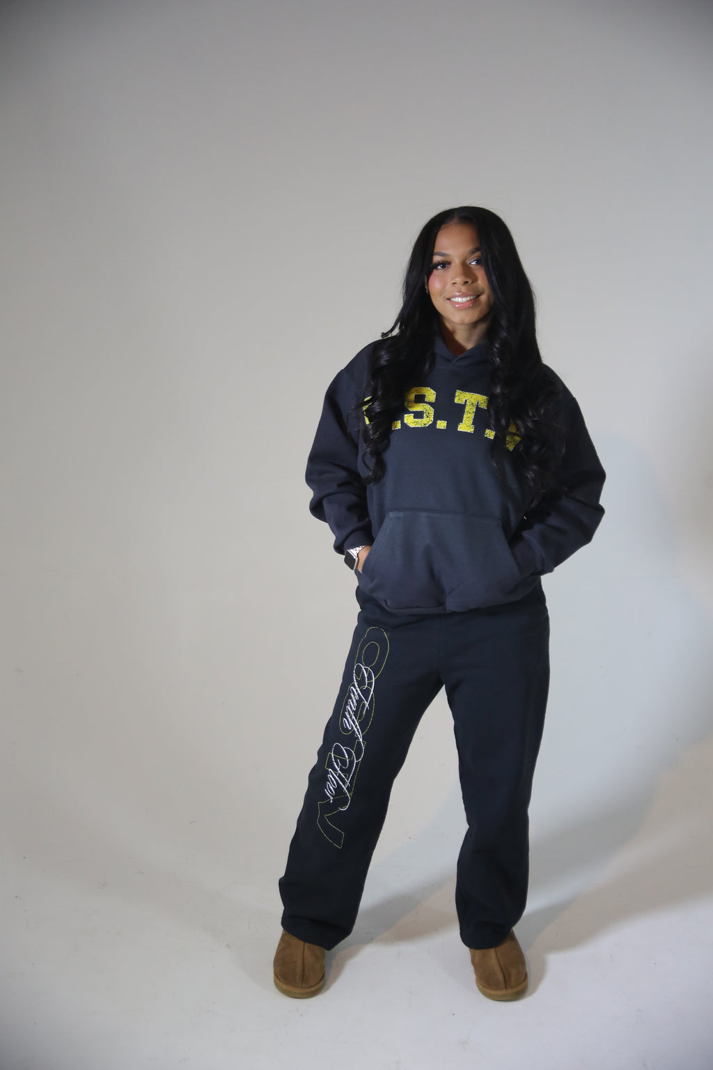 "Above It All" Wide-Leg Sweats